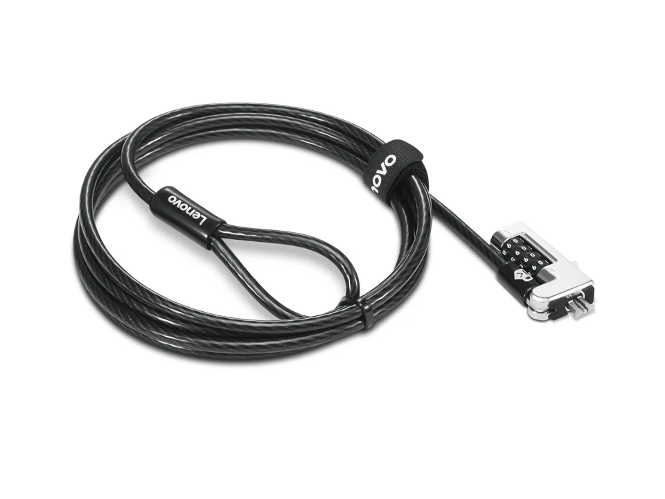 Cadeado de Segurança Lenovo NanoSaver Combination Cable Lock Kensington 1.8m Preto - Imagem 1