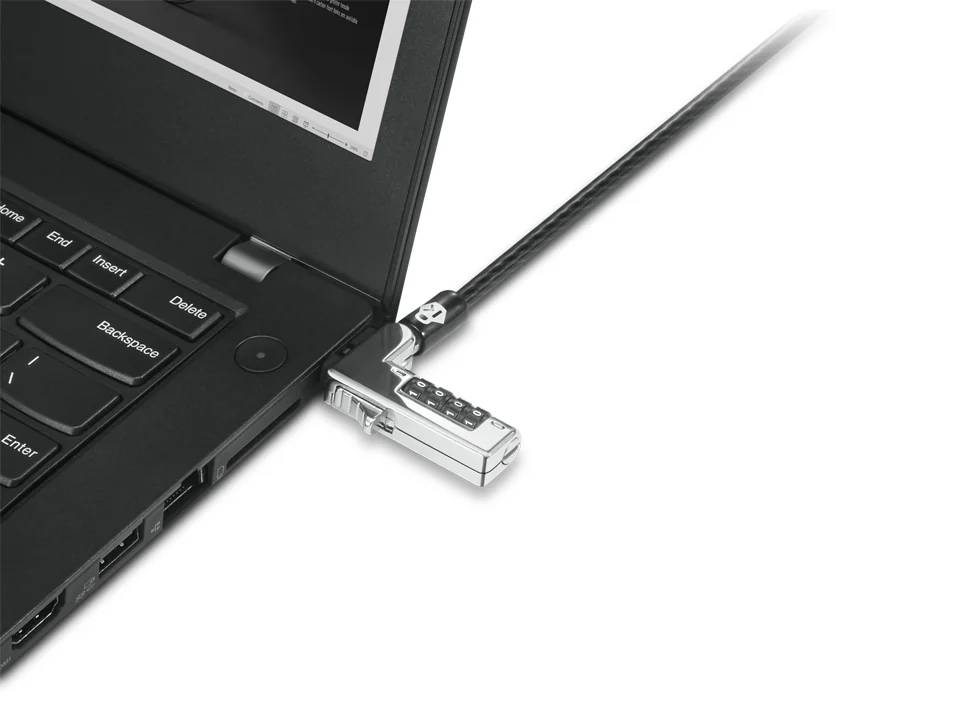 Cadeado de Segurança Lenovo NanoSaver Combination Cable Lock Kensington 1.8m Preto - Imagem 3