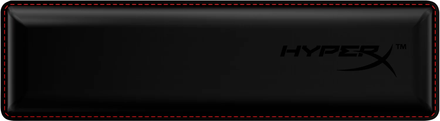 Descanso de Pulso para Teclado HyperX Compacto 60% 65% Gel Preto - Imagem 1