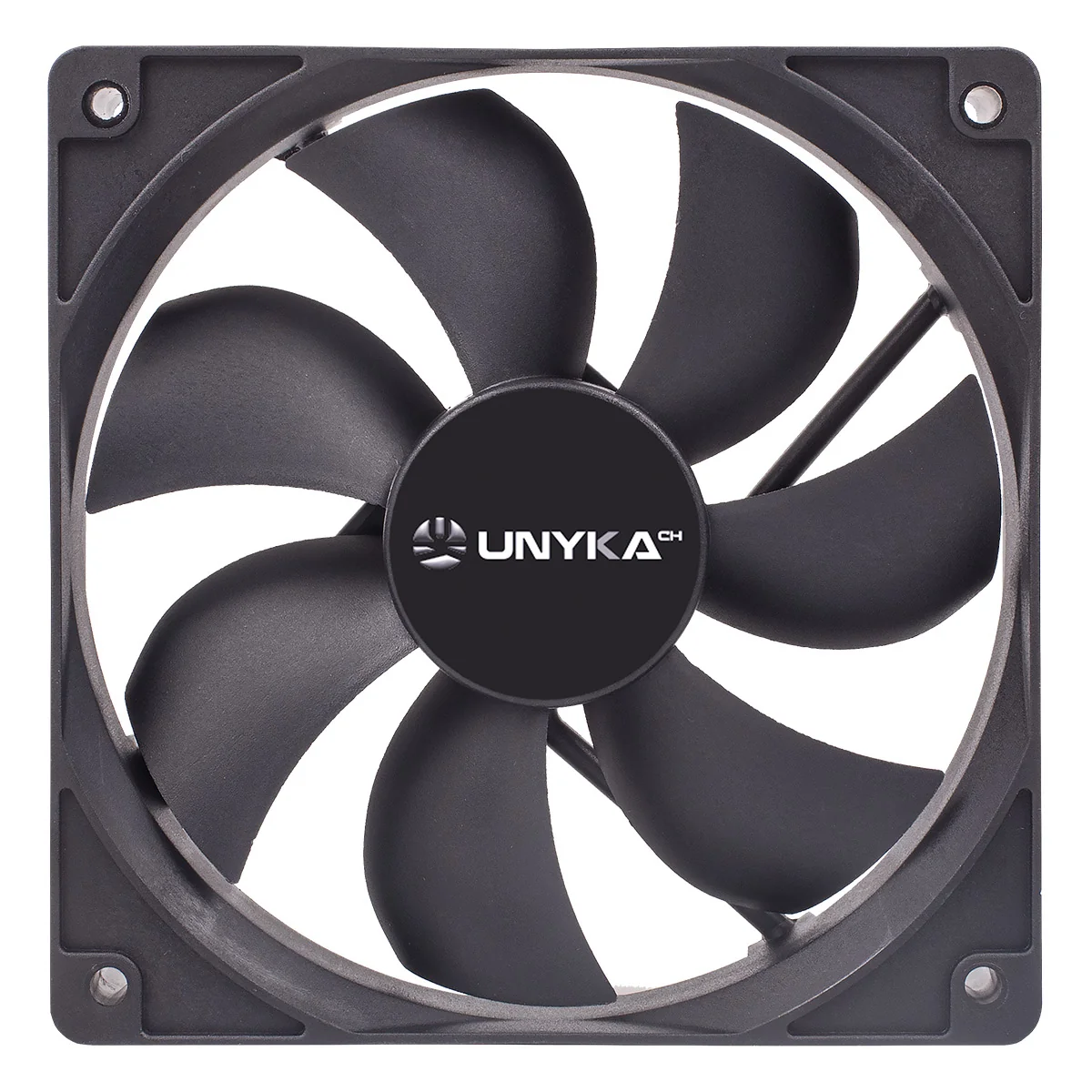 Ventoínha UNYKAch 120mm com Controlo de Temperatura Conetor P4 Preto - Imagem 2