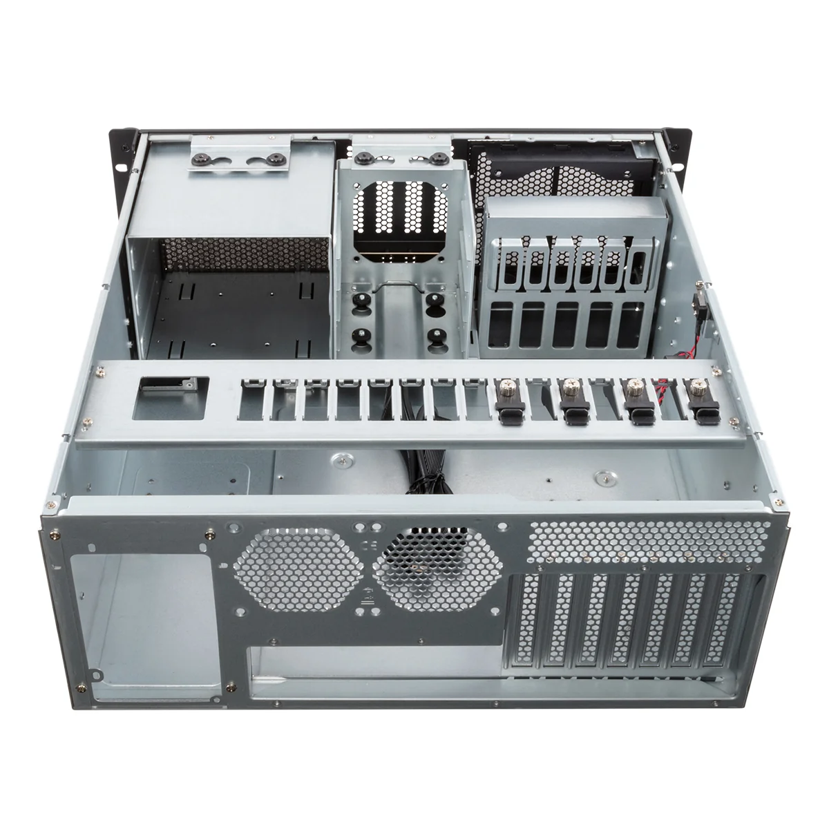 Caixa Rack servidor UNYKAch UK-4329 19" 4U USB-C Preto/Prateado - Imagem 5