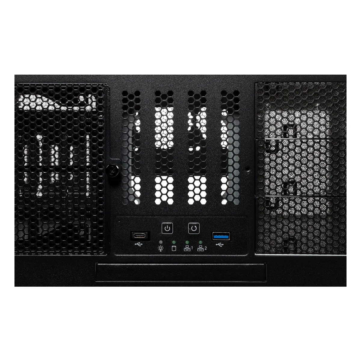 Caixa Rack servidor UNYKAch UK-4329 19" 4U USB-C Preto/Prateado - Imagem 7