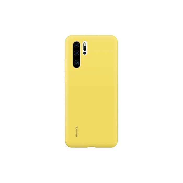 Capa Silicone Huawei P30 Pro Original Amarela Proteção Flexível