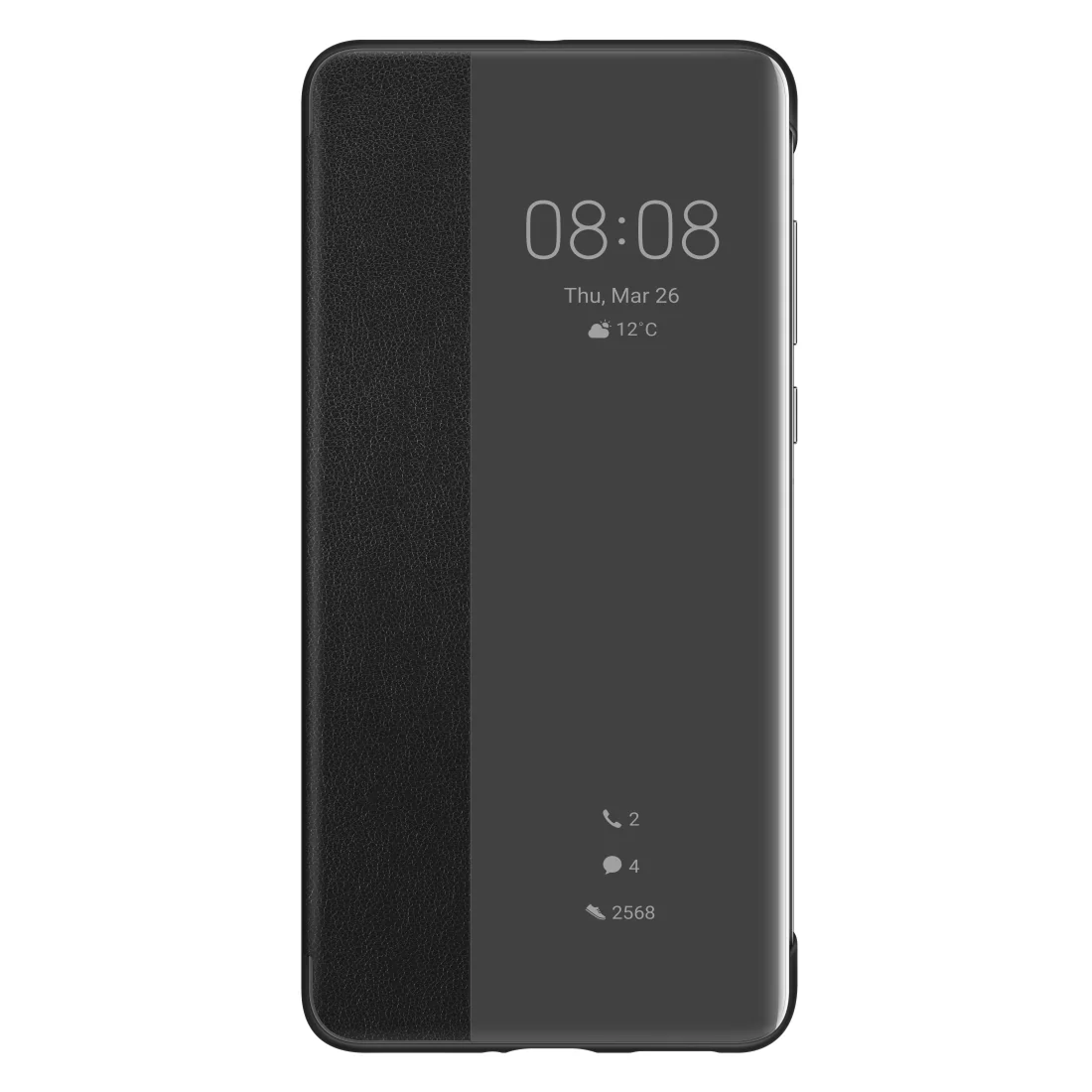 Capa Huawei P40 Smart Flip View Original em Poliuretano Preta
