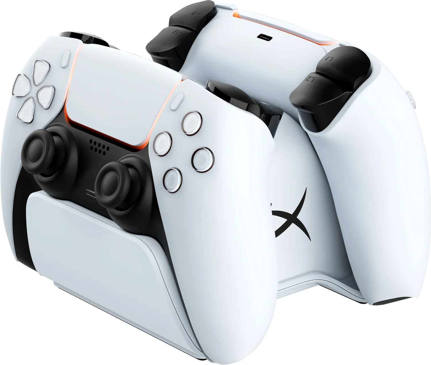 Estação de Carregamento HyperX ChargePlay Duo para Comandos PS5 Branca - Imagem 3