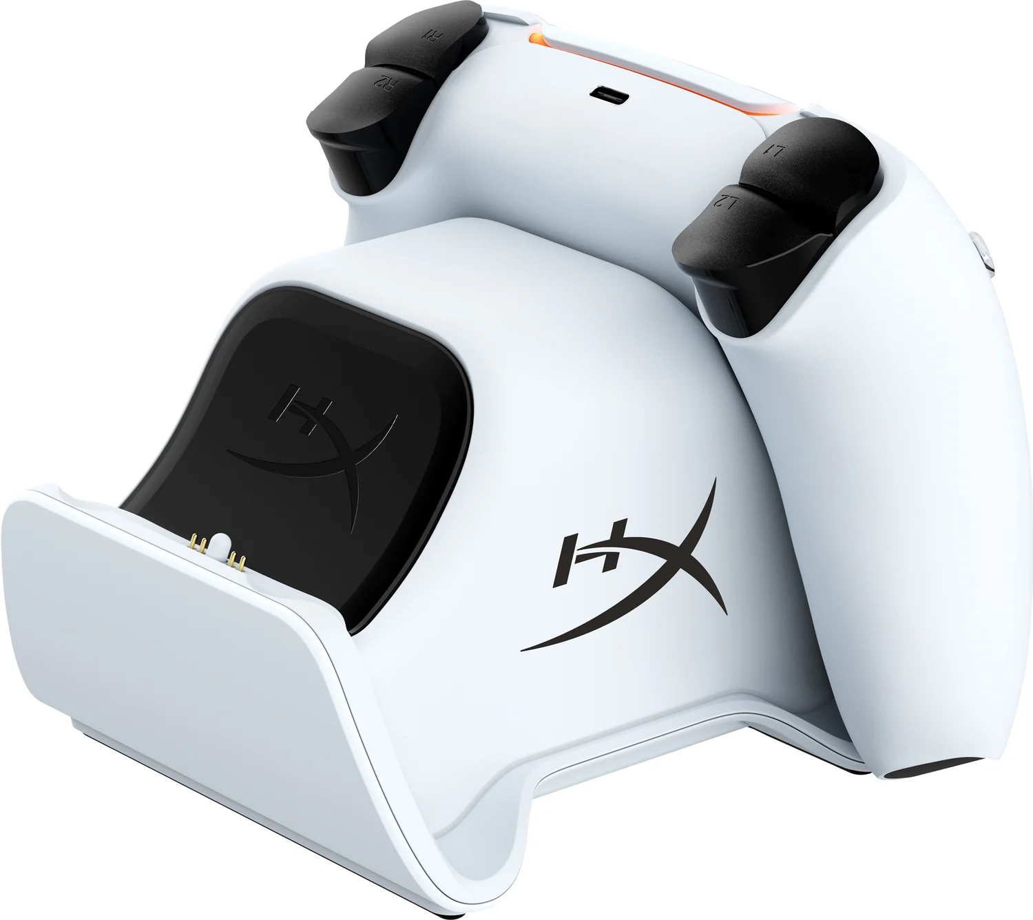 Estação de Carregamento HyperX ChargePlay Duo para Comandos PS5 Branca - Imagem 2