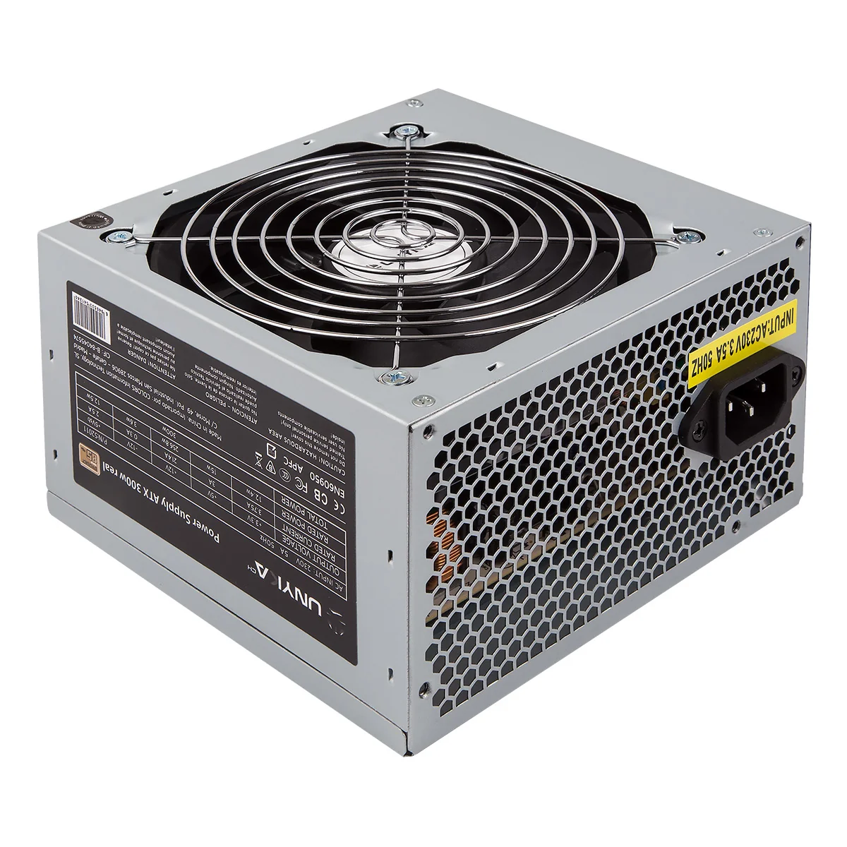 Fonte de Alimentação ATX 300W UNYKAch 85% Eficiência PFC Ativo Ventoinha 12cm - Imagem 2