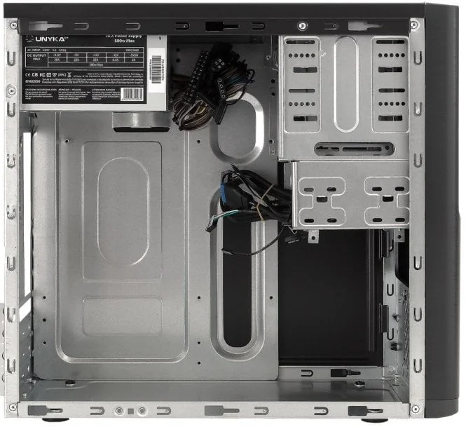 Caixa PC Micro ATX UNYKAch Dark Shadow Black 300W 2x USB 3.0 2x USB 2.0 - Imagem 4