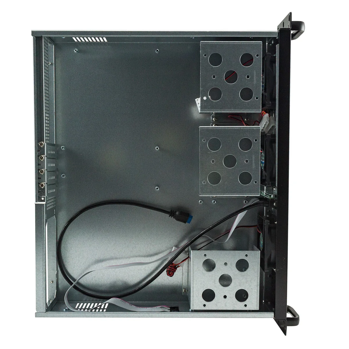 Caixa Rack 19" 2U UNYKAch UK-2129 ATX Micro ATX sem Fonte 5x 3,5" 4 Ranhuras - Imagem 4