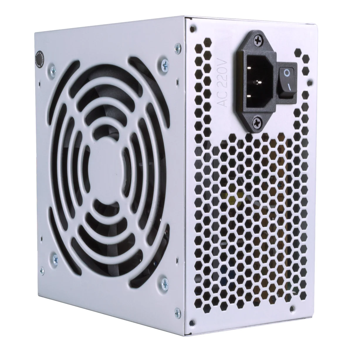 Fonte de Alimentação UNYKAch 500W ATX Prateado Ventoinha 12cm 3x SATA 2x Molex - Imagem 4