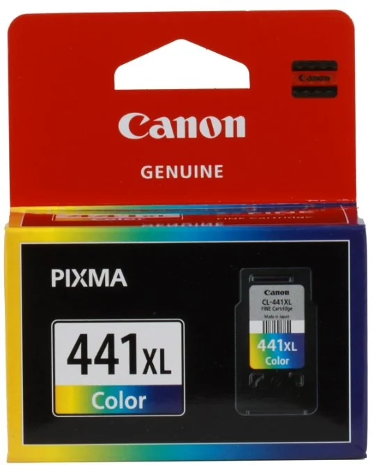 Tinteiro Canon CL-441XL Tricolor Original Alto Rendimento para PIXMA MG2140 - Imagem 1