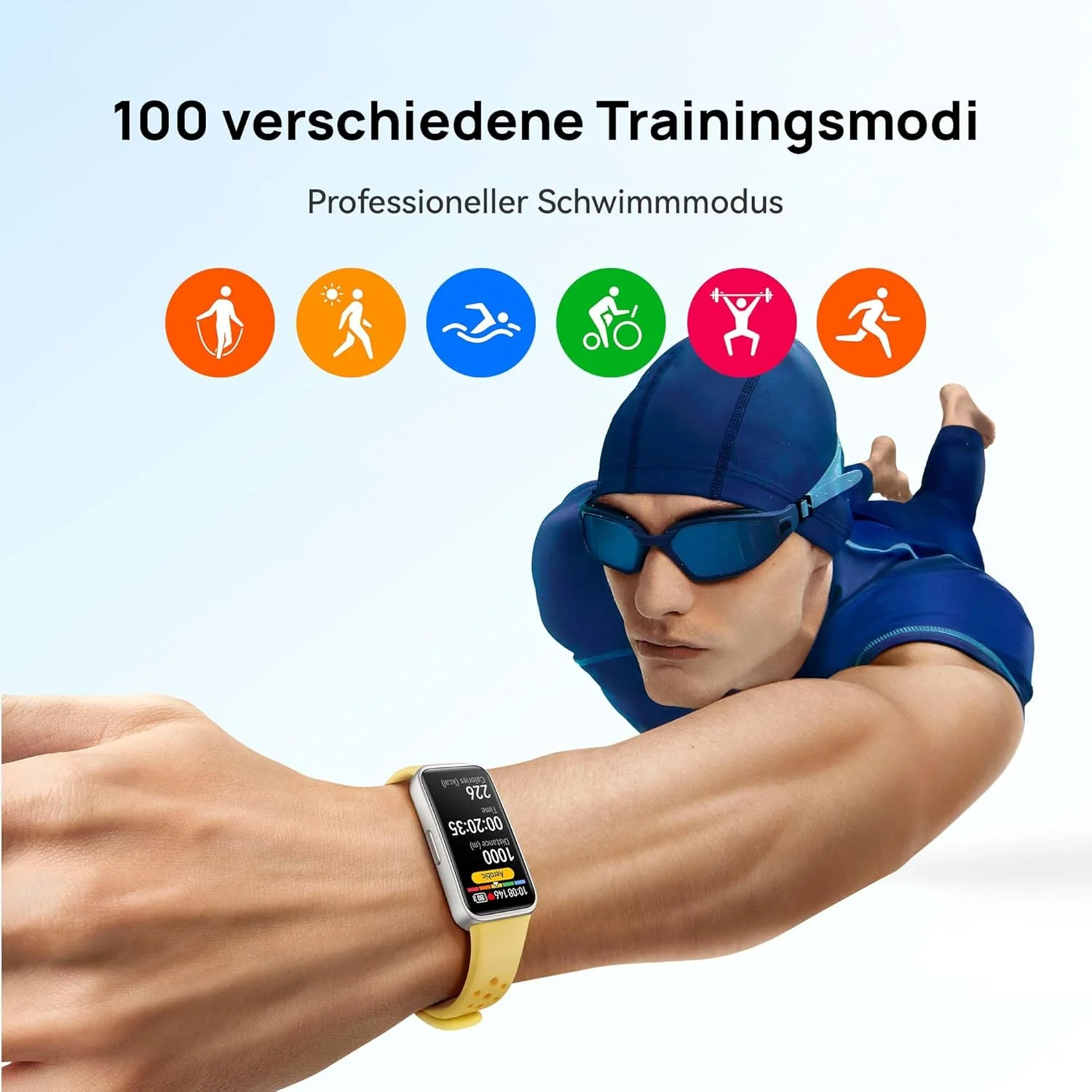 Pulseira Inteligente Huawei Band 9 Preta Ecrã AMOLED Monitorização Saúde - Imagem 7