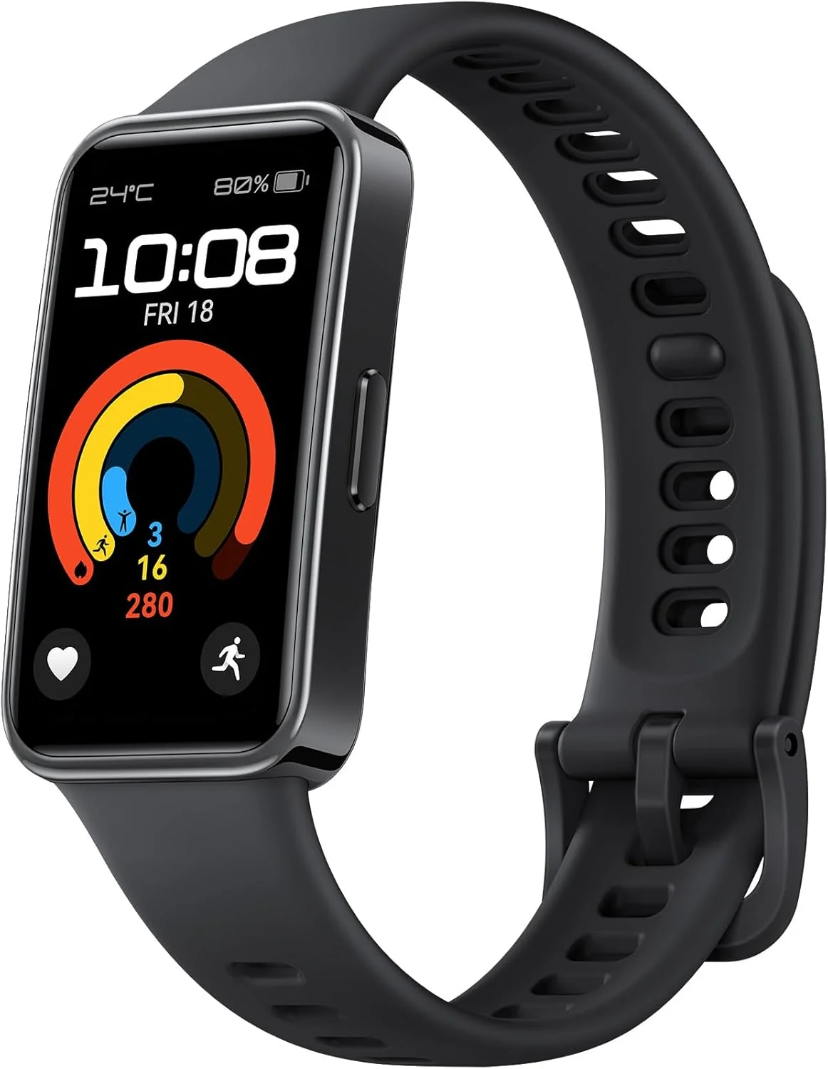 Pulseira Inteligente Huawei Band 9 Preta Ecrã AMOLED Monitorização Saúde - Imagem 1