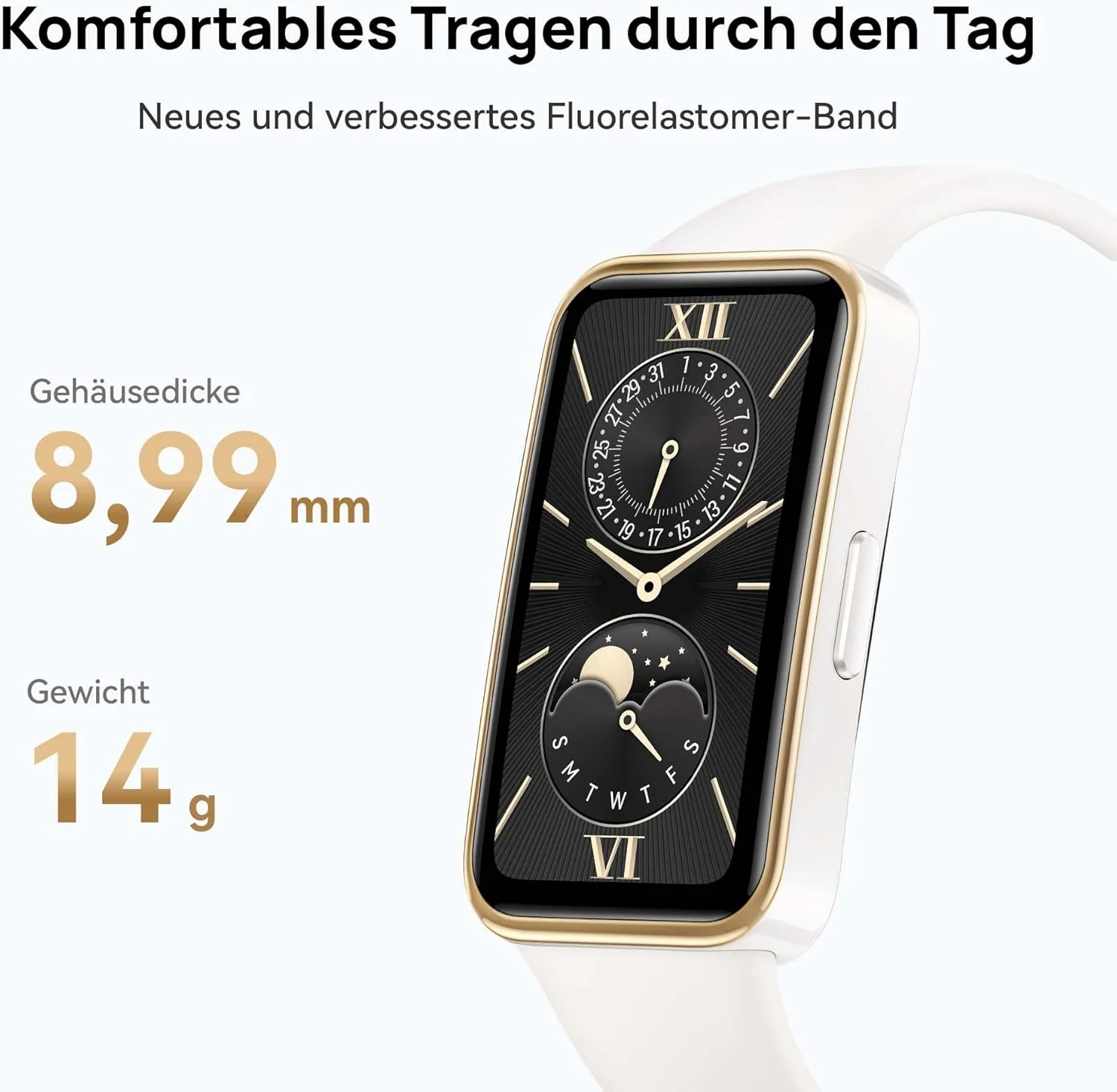 Pulseira Inteligente Huawei Band 9 Preta Ecrã AMOLED Monitorização Saúde - Imagem 2