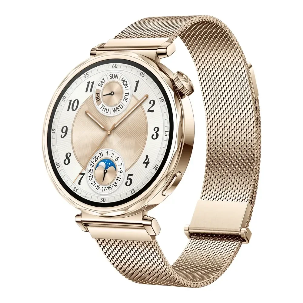 Smartwatch Huawei Watch GT5 41mm Dourado Amoled GPS SpO2 Autonomia 7 Dias