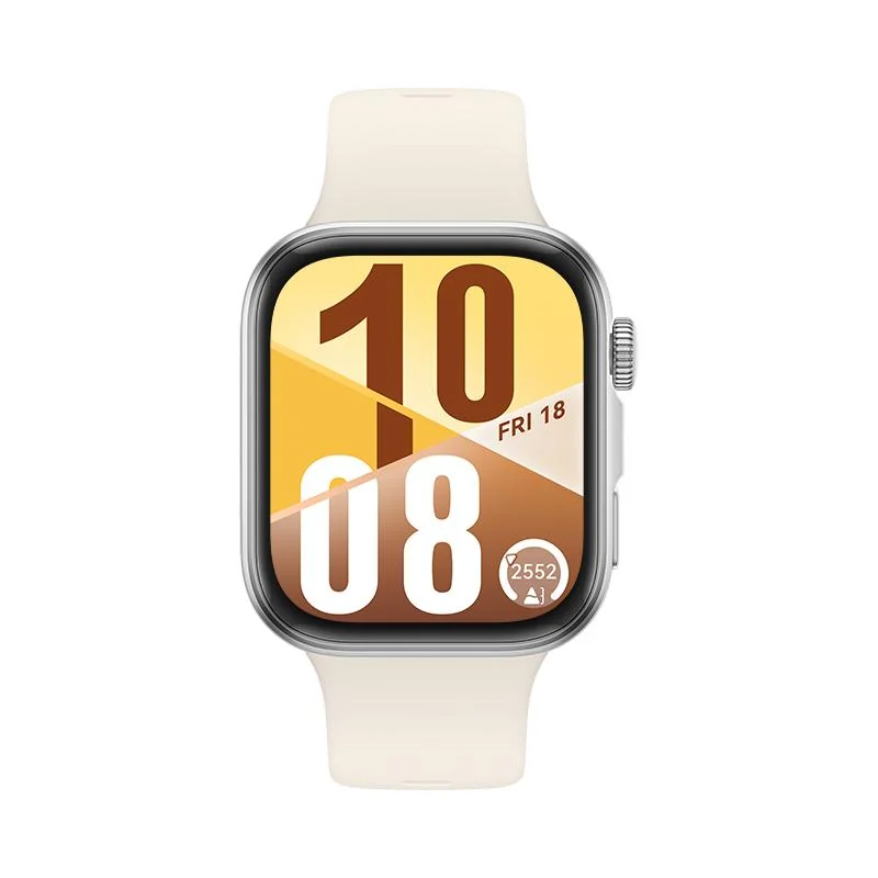 Smartwatch Huawei Watch Fit 4 1.82" alumínio prateado bracelete branca