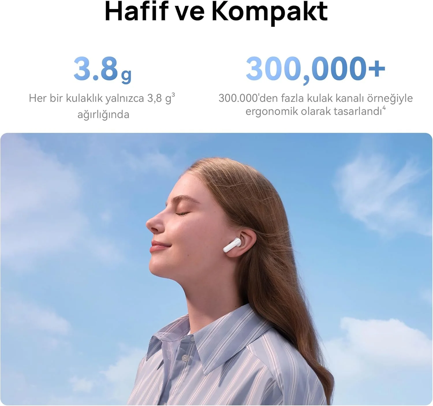 Auriculares Bluetooth Huawei FreeBuds SE 2 In-Ear Compactos Azul - Imagem 4