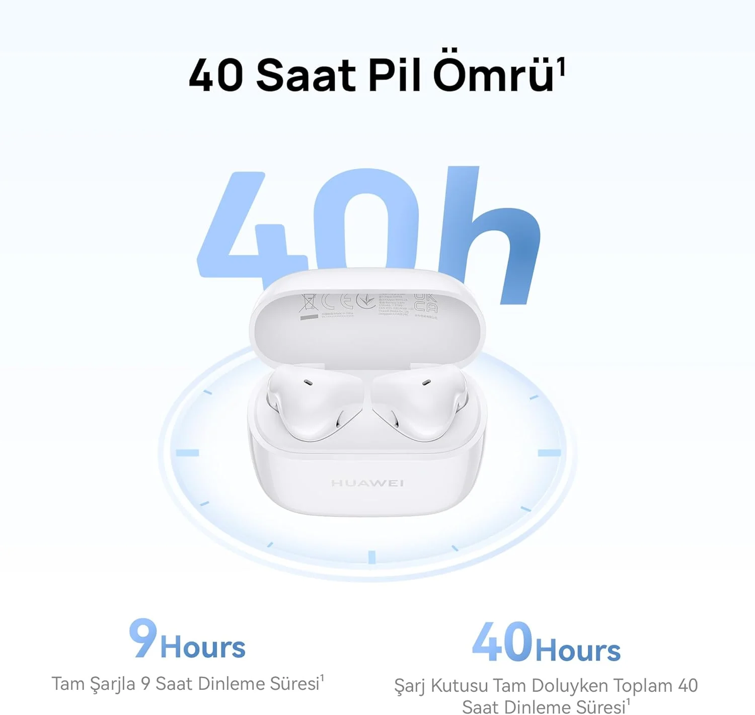 Auriculares Bluetooth Huawei FreeBuds SE 2 In-Ear Compactos Azul - Imagem 2