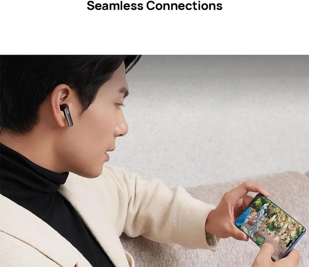 Auriculares Bluetooth Huawei FreeBuds SE 3 Preto - TWS com Cancelamento de Ruído e 42h - Imagem 9