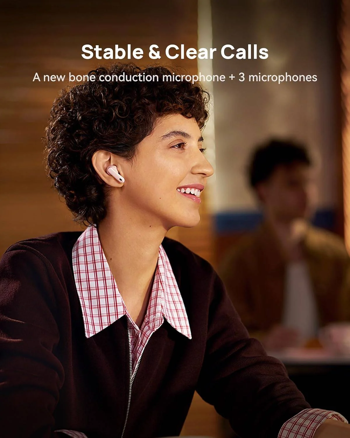 Auriculares Bluetooth Huawei FreeBuds 7i true wireless cancelamento de ruído branco - Imagem 4