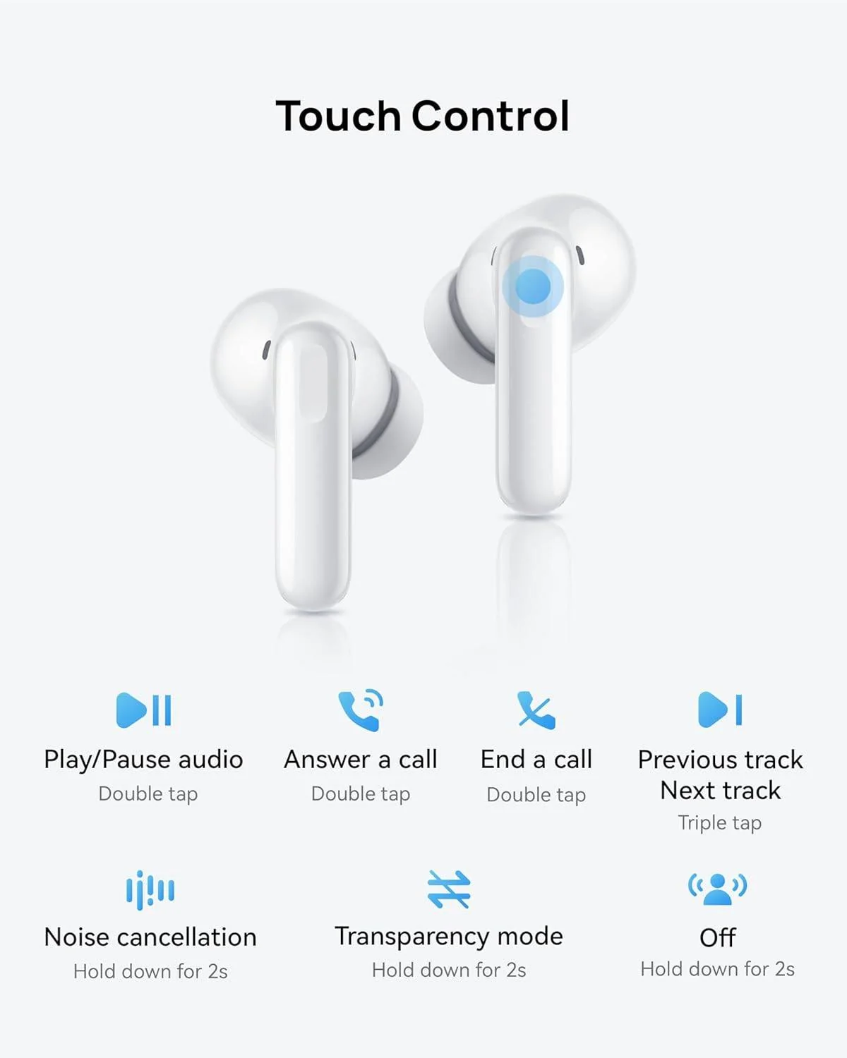 Auriculares Bluetooth HUAWEI FreeBuds SE 4 ANC com Cancelamento de Ruído - Preto - Imagem 9