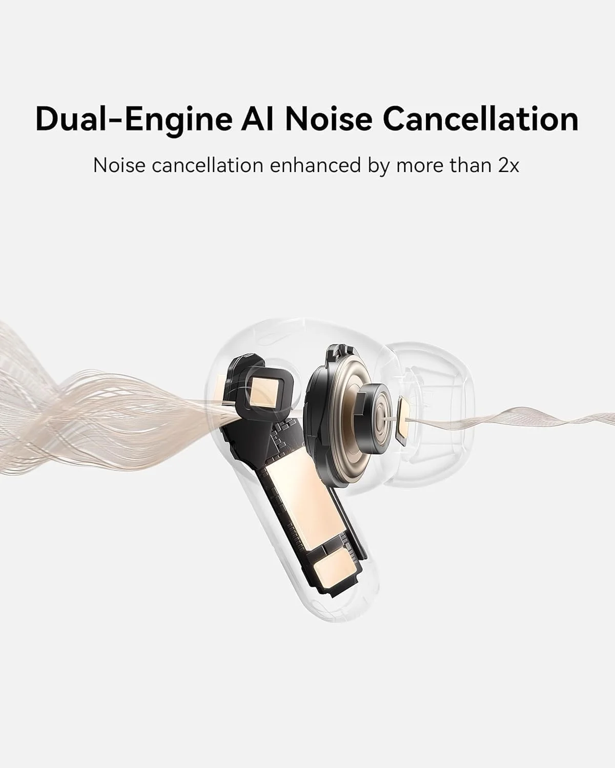 Auriculares Bluetooth Huawei FreeBuds Pro 5 In-Ear ANC Hi-Res Audio Branco - Imagem 4