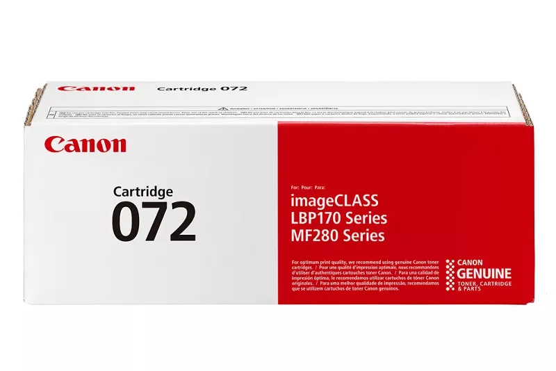 Toner Original Canon 072 Preto - 1400 Páginas para i-SENSYS LBP170 e MF280 - Imagem 1