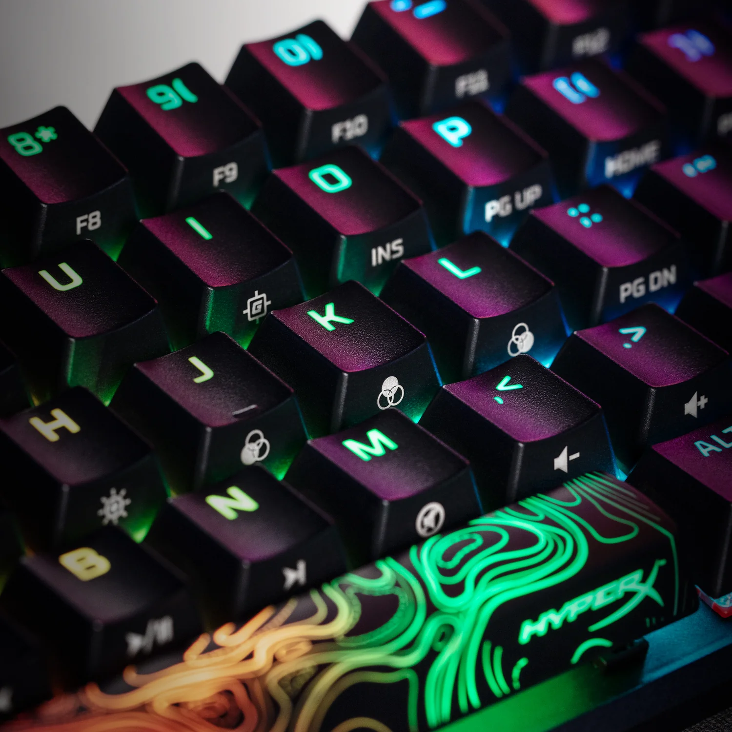 Teclado Gaming HyperX Alloy Origins 60 Switch Aqua RGB Preto - Imagem 4