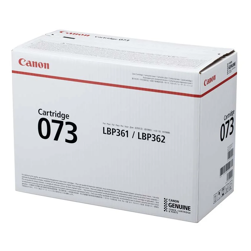 Toner Canon 073 Preto Original 27000 Páginas para LBP362i / LBP361i - Imagem 1