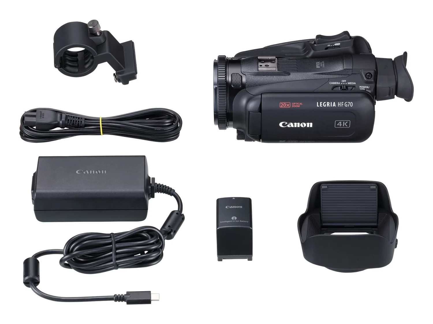 Câmara de Vídeo Canon LEGRIA HF G70 4K UHD Zoom 20x Ecrã Tátil 3.5" - Imagem 4