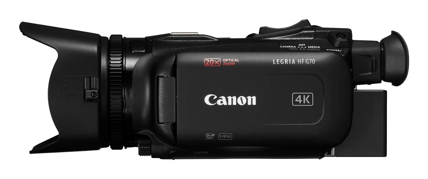 Câmara de Vídeo Canon LEGRIA HF G70 4K UHD Zoom 20x Ecrã Tátil 3.5" - Imagem 2