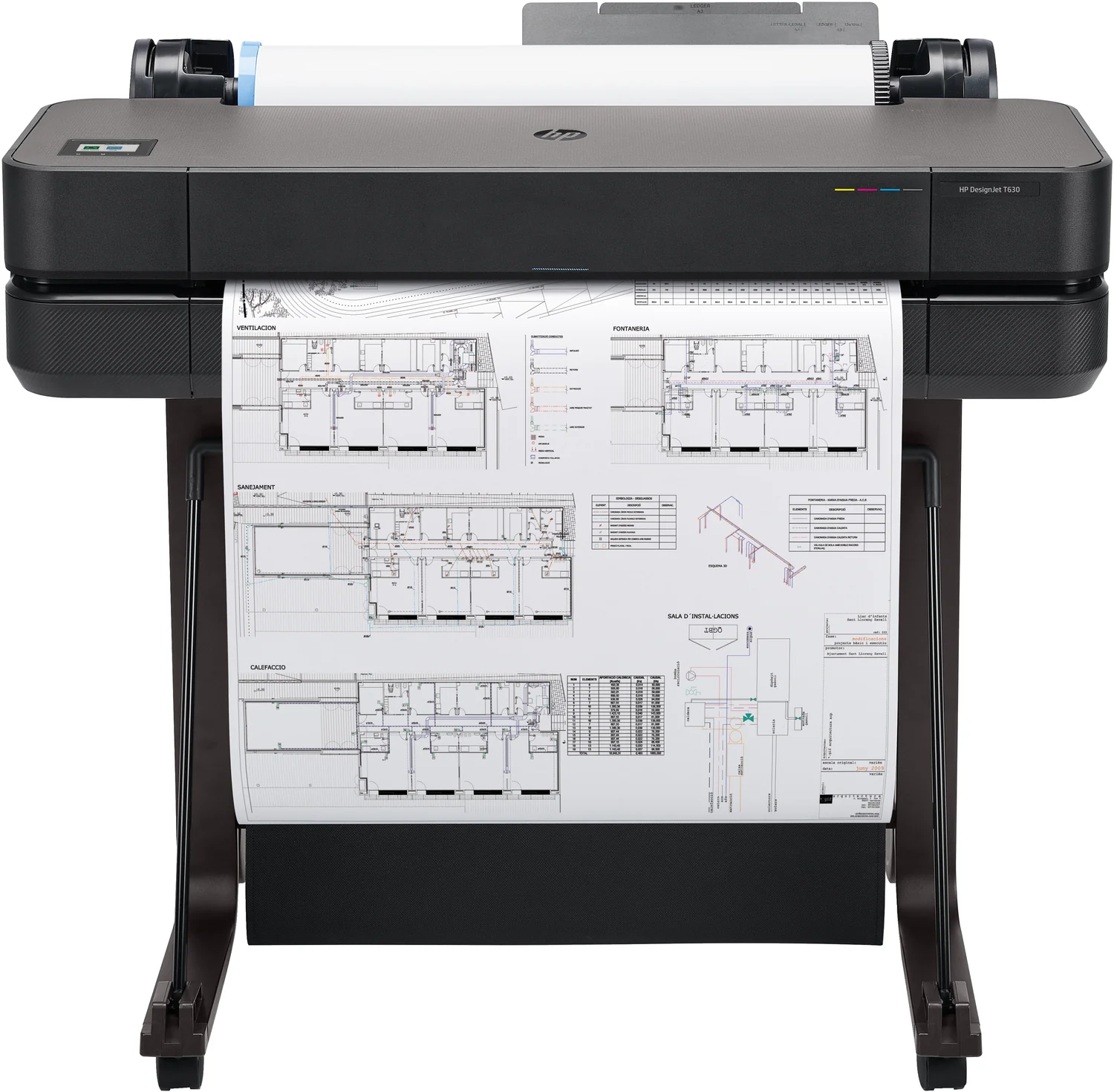 Plotter HP DesignJet T630 24'' Wi-Fi 2400x1200 DPI Edição 2025