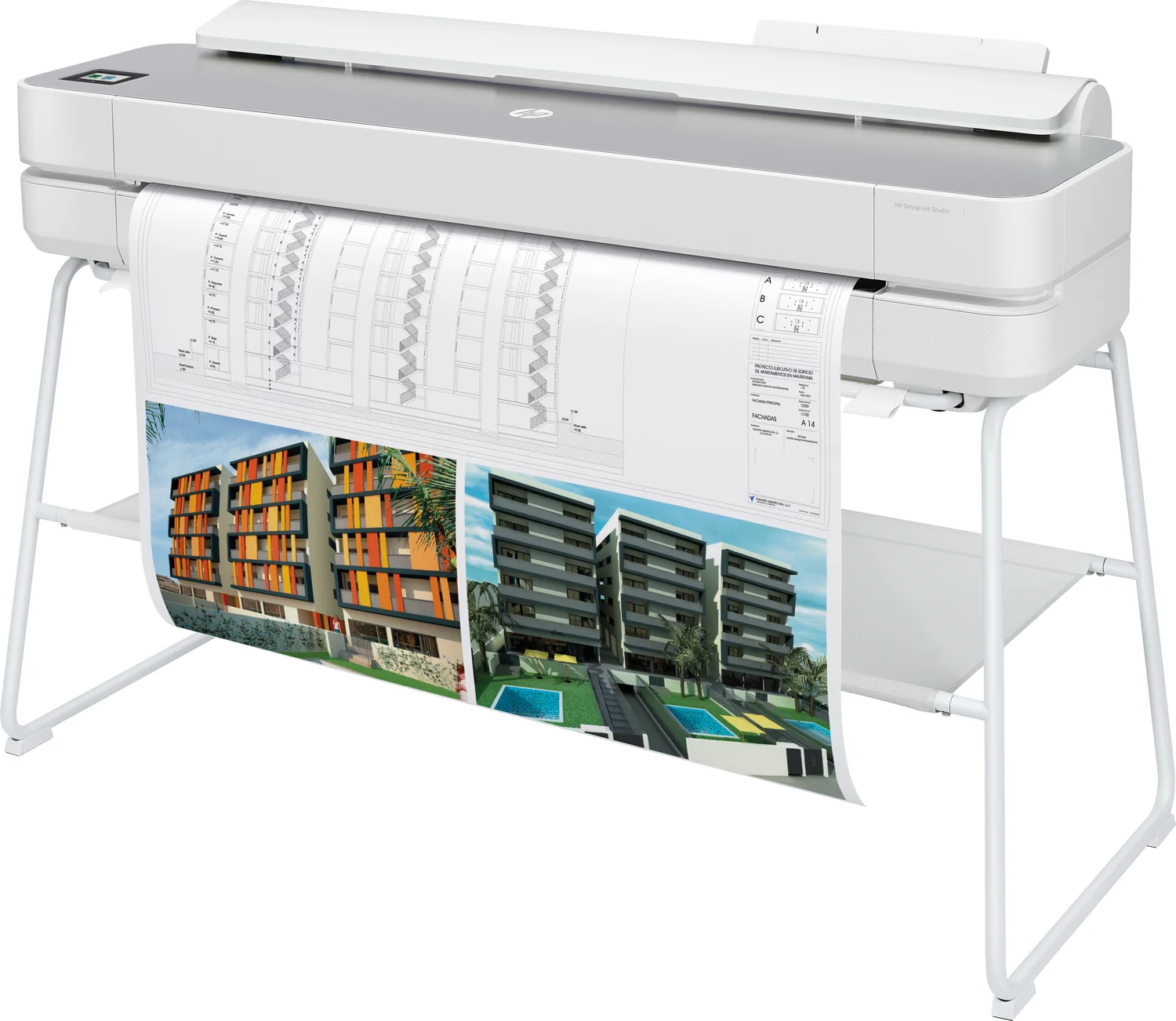 Plotter HP DesignJet Studio Steel 36" Jato de Tinta A0 Wi-Fi – Design Premium - Imagem 3