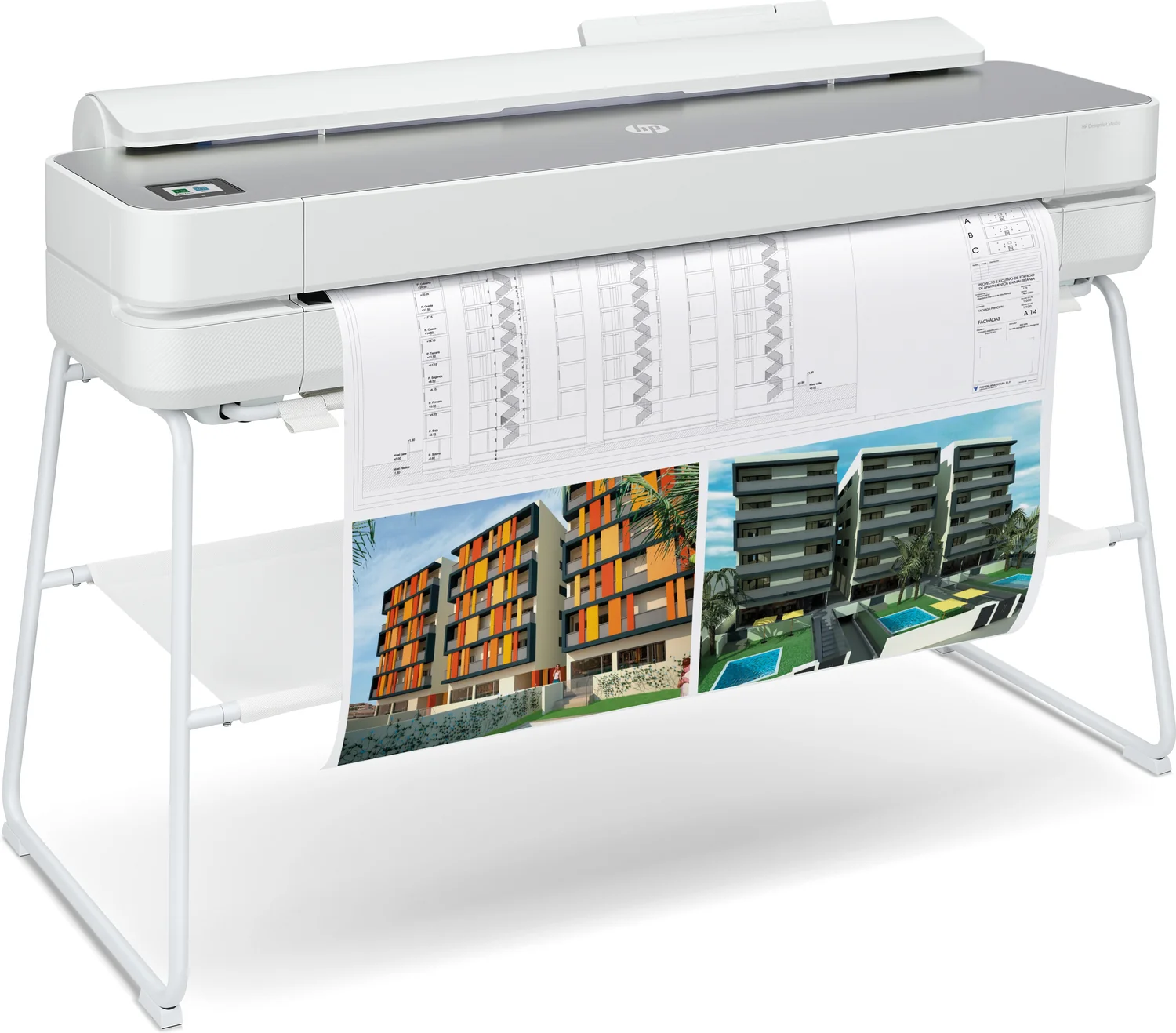 Plotter HP DesignJet Studio Steel 36" Jato de Tinta A0 Wi-Fi – Design Premium - Imagem 2