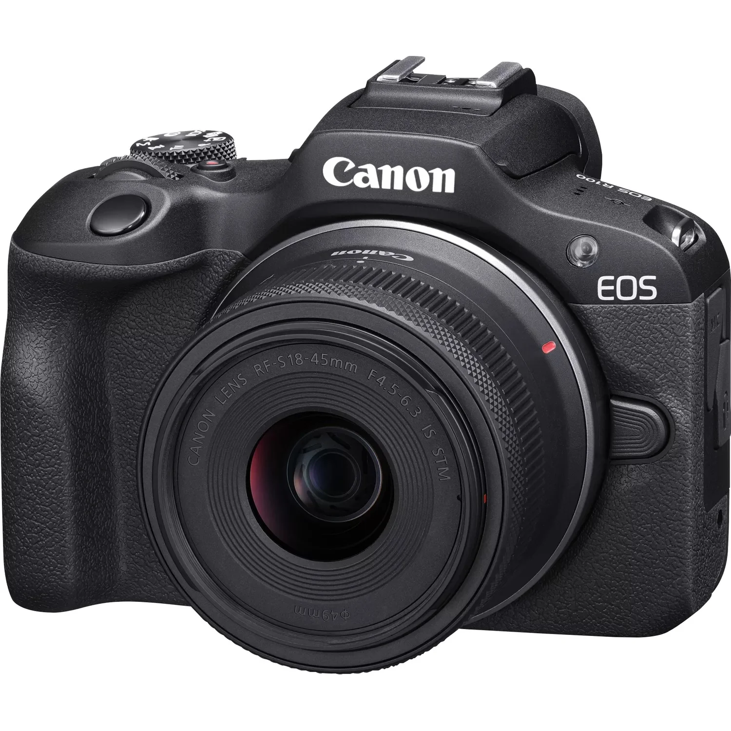 Câmara Mirrorless Canon EOS R100 Kit 24.1MP 4K com Lentes RF-S 18-45mm e 55-210mm - Imagem 4