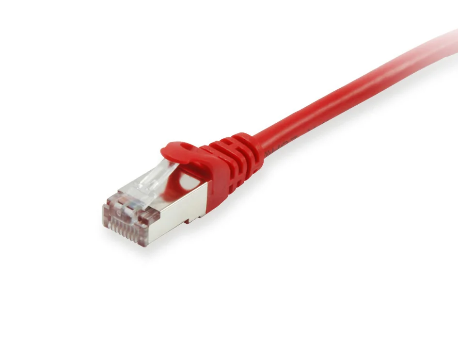 Cabo de Rede Equip Cat.6 S/FTP 7.5m Vermelho RJ-45 LSZH Gigabit Ethernet - Imagem 2