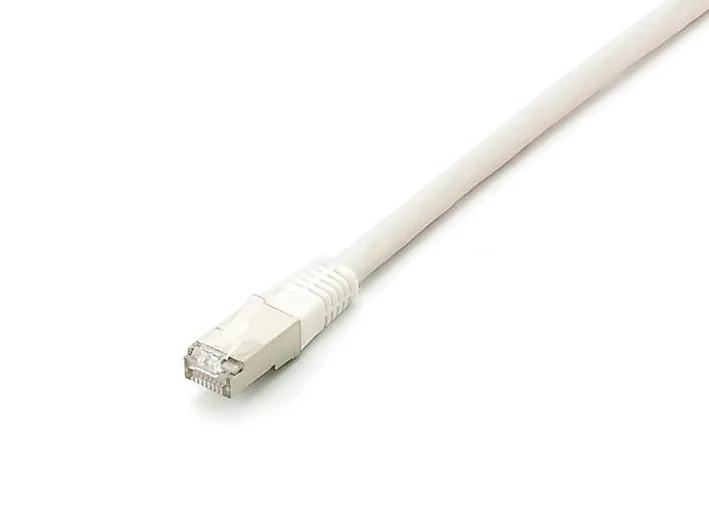 Cabo de Rede Cat6a S/FTP Equip Platinum 1 m RJ-45 Macho/Macho Branco LSZH 10Gbps - Imagem 2