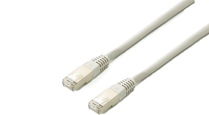 Cabo de rede Cat6a S/FTP RJ45 2 m branco LSZH Equip