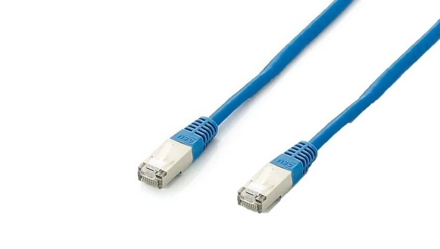 Cabo de Rede Equip Cat.6A S/FTP Platinum 3m 10Gbps 500MHz LSZH Azul - Imagem 1