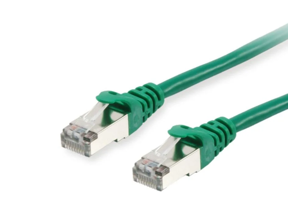Cabo de Rede Cat6 S/FTP LSZH 1m Verde RJ45 Gigabit Equip 605640