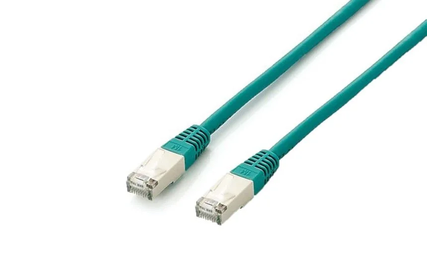 Cabo de Rede Equip Cat.6A S/FTP Platinum 3m Verde LSZH - Imagem 1