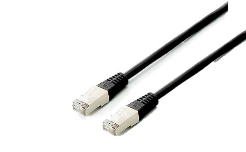 Cabo de Rede Equip Cat.6A S/FTP Platinum 1m 10Gbps 500MHz LSZH Preto - Imagem 1