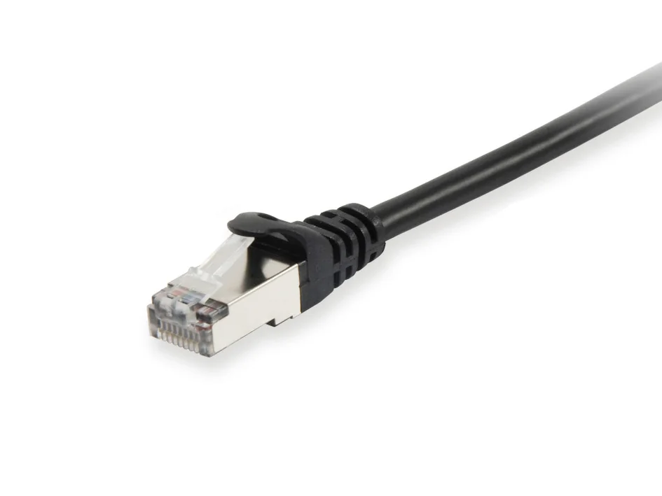 Cabo de rede Equip Cat6a S/FTP 10 m preto LSZH PoE+ - Imagem 2