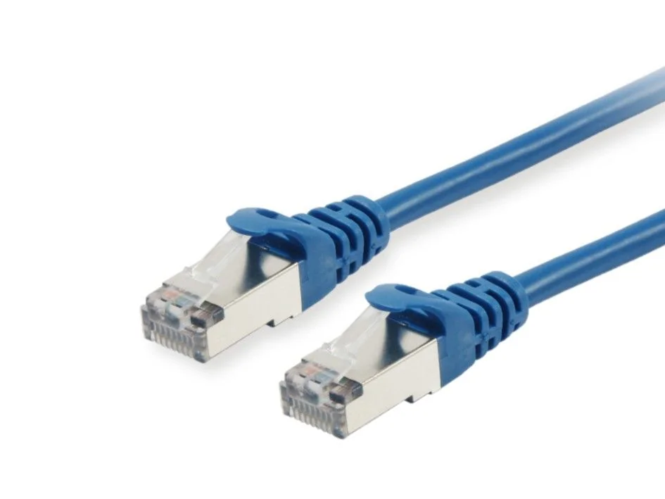 Cabo de Rede Equip Cat.6A S/FTP 2m Azul LSZH 10Gbps 500MHz - Imagem 1