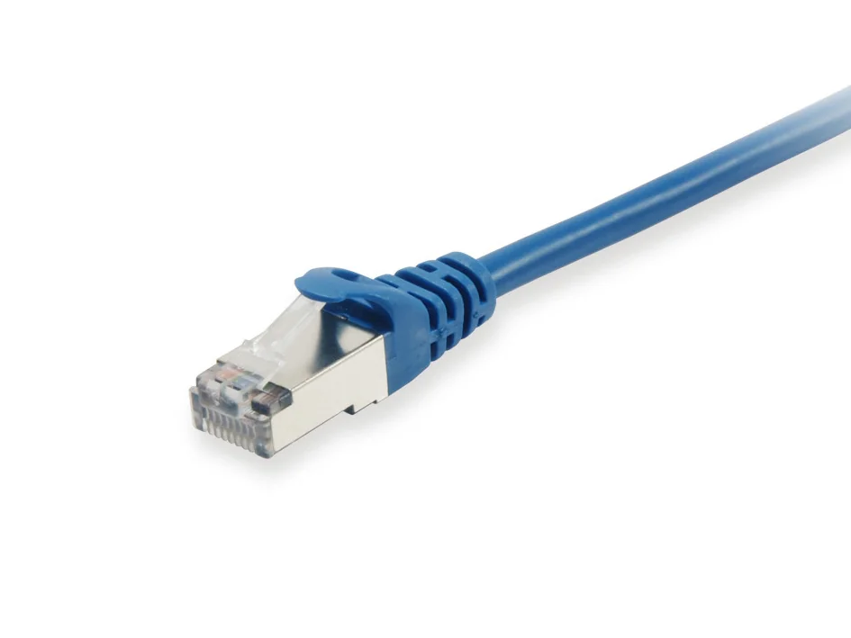 Cabo de Rede Equip Cat.6A S/FTP 15m Azul 10Gbps 500MHz LSZH RJ45 - Imagem 2