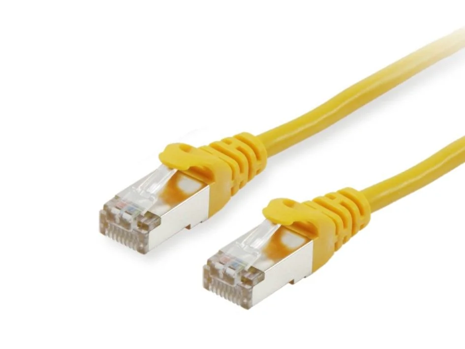 Cabo de Rede Equip Cat.6A S/FTP 30m 10Gbps 500MHz LSZH Amarelo - Imagem 1
