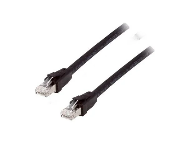 Cabo de Rede Equip Cat 8.1 S/FTP 2m 40Gbps 2000MHz LSZH Preto - Imagem 1