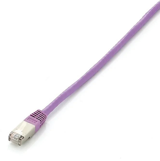 Cabo de Rede Equip Cat.6 S/FTP 7.5m RJ-45 LSZH 250MHz Roxo - Imagem 1