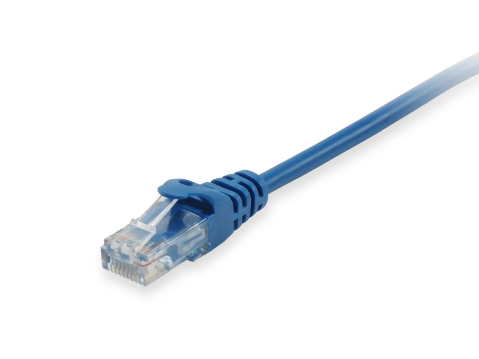 Cabo de rede Equip Cat6 U/UTP 0,5 m azul RJ-45 10 Gigabit Ethernet - Imagem 2