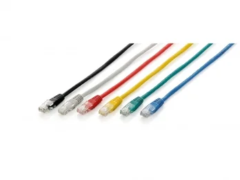 Cabo de rede Cat6 U/UTP RJ45 2 m amarelo Equip